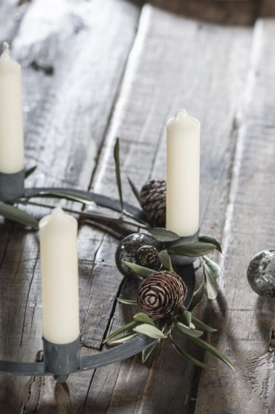 IB Laursen Stabkerzen weiss 7 Stk. H 11cm